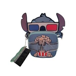 NWT Disney Loungefly Crossbuddies Stitch 3D Popcorn Crossbody Bag 2024